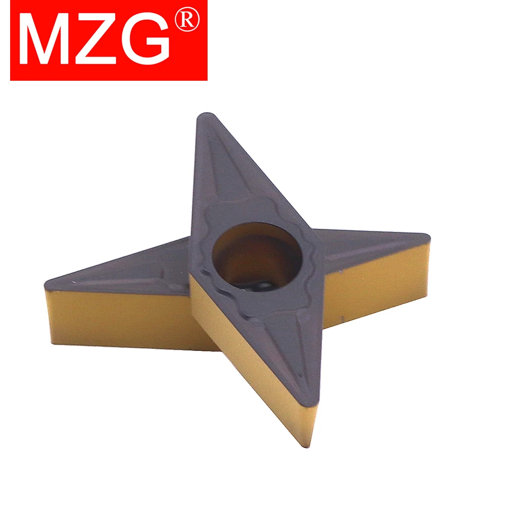 MZG VBMT 160408 160404 160402 ZP152 ZM30 ZC32S ZN60 Carbide Insert VBMT Blade CNC Lathe Cutter Turning Tool For Stainless steel