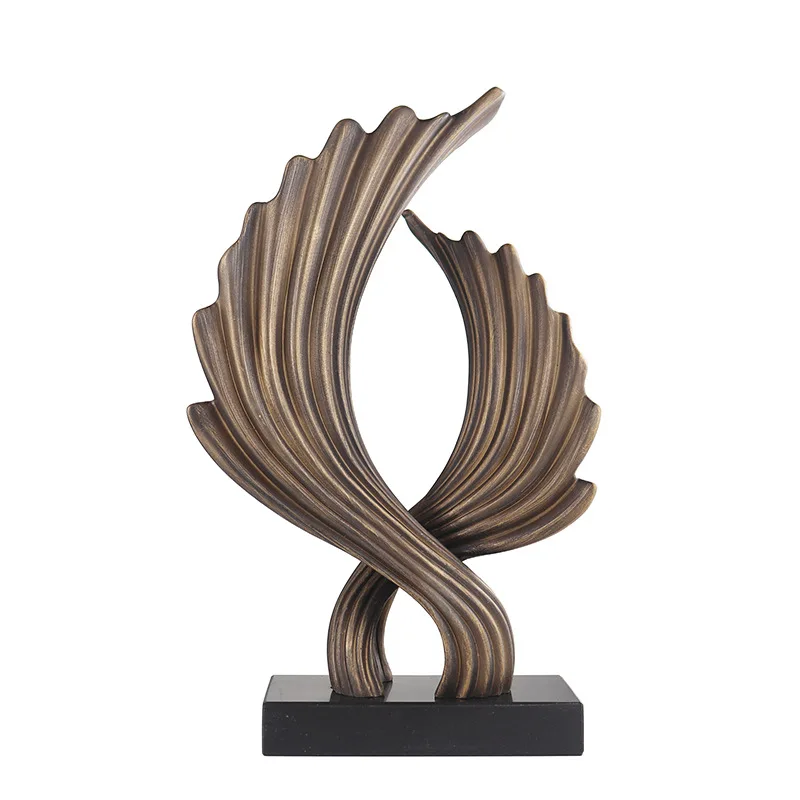 Retro Modern Abstract Geometric Ornament Home Sculpture Porch Office Hotel Model Room Bookcase Soft Decoration