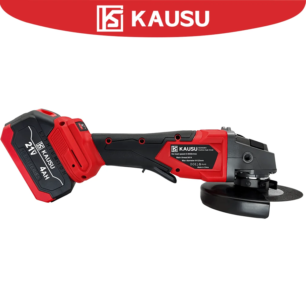 Imagem -04 - Rebarbadora Elétrica sem Escova Recarregável Velocidade Variável Metal Madeira Polimento Ferramentas Elétricas para Makita Bateria 18v 125 mm M14
