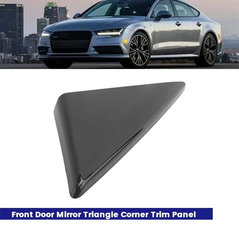 Front Door Mirror Corner Trim Cover For  A7 RS7 Sportback 2011-2017 Rearview Mirror Triangle Panel