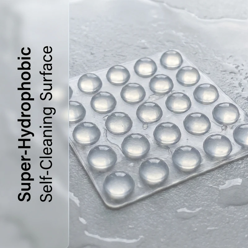 Cabinet door anti-collision Bumper self-adhesive silicone transparent particle refrigerator soundproof glass anti slip foot pad