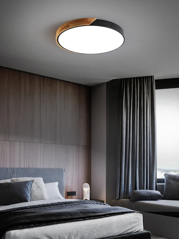 

Nordic Style Bedroom Light round Ceiling Lamp Children's Room Master Bedroom Living Room