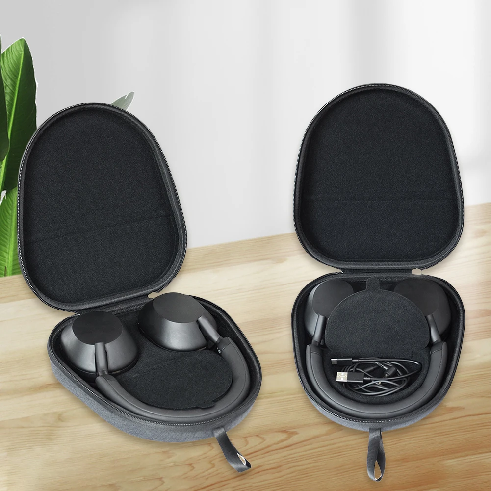 Hard Carrying Case Anti-Scratch Portable Storage Box Bag EVA Anti-Drop Travel Protective Case for Sony WH-1000XM5 Headphone