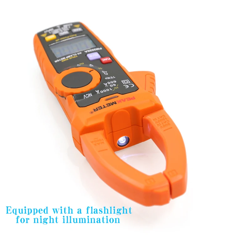 PEAKMETER High Accuracy Digital Clamp Meter Multimeter for Electricians, with 1000A AC Current Measurement, PM2028A/B