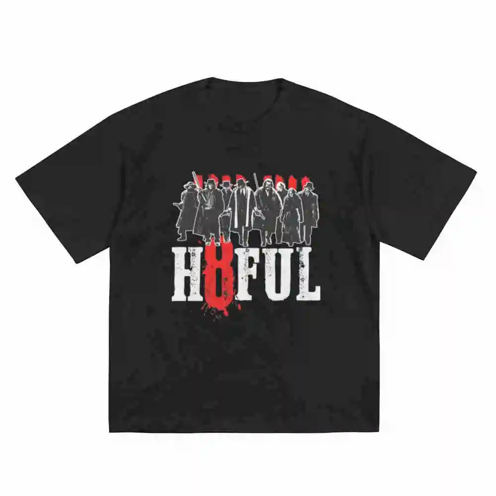 Hateful Eight Western Tarantino Short Sleeve Tee 100% Cotton T-Shirt