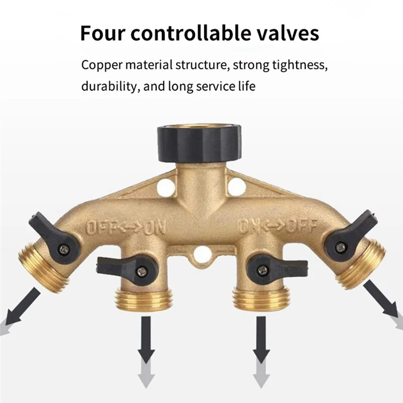 AT51-Garden Hose Dispenser, Faucet Connector, Dispenser, Outdoor Faucet, Garden Faucet