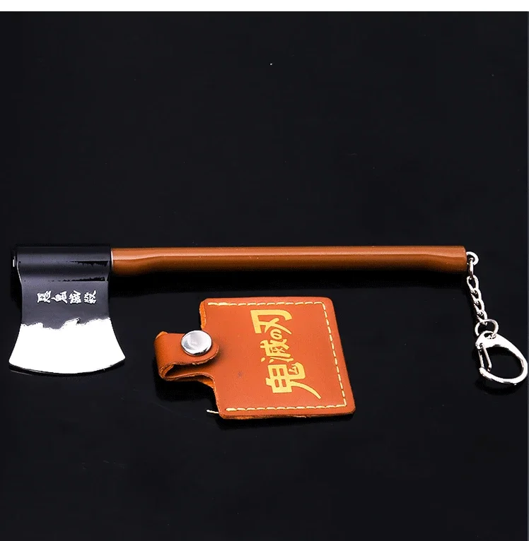 17.5 ซม./6.89inDemonSlayer ของใบมีด Sun ล้อมีดอะนิเมะถ่าน Jirou ขวาน Sheath SAMURAI ดาบรุ่น