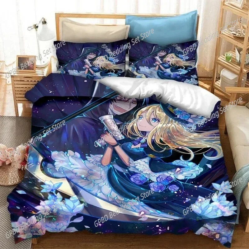 

Luxury New 3D Print Anime Angels of Death Bedding Set Duvet Covers Pillowcases Comforter Bedding Sets Bedclothes Home Textiles