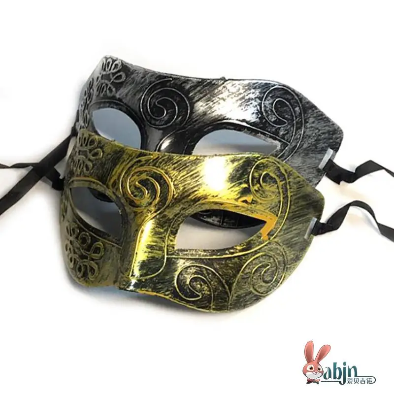 

Мужская маска римского воина для лица и глаз, в старинном стиле, для выступлений, аксессуары для костюмов на Хэллоуин и для мероприятий