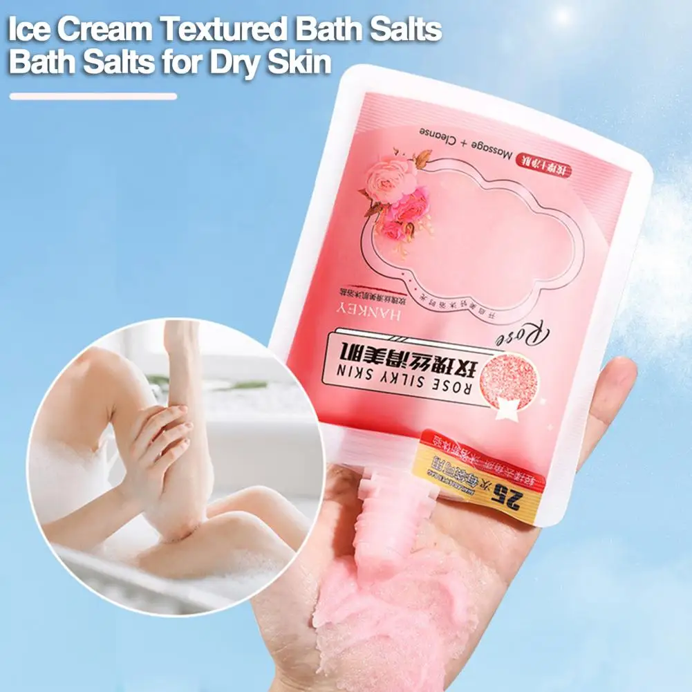 Bath Salts for Removing Cuticles Ice Cream Textured Bath Salts Soothing Bath Salts for Improved Skin Texture Cuticle for Women\'s