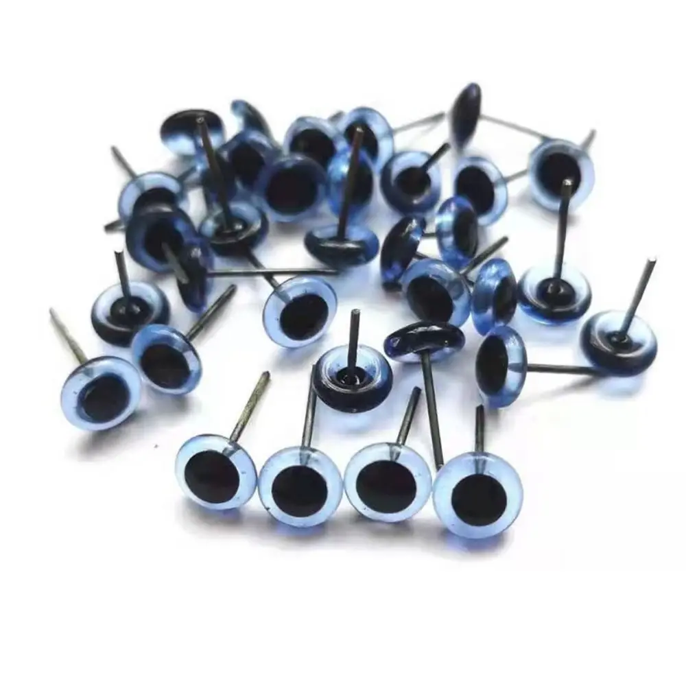 

100PCS Creative 3-12mm Dolls Glass Eyes Needle Felting Toys Accessories Doll Eyes Glass DIY Doll Safety Eye Cartoon Puppet