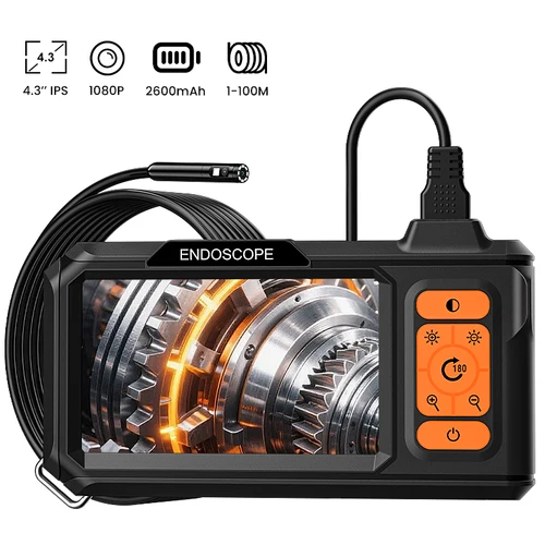 Endoscopio Industrial Con Pantalla De 4,3 Pulgadas, Cámara