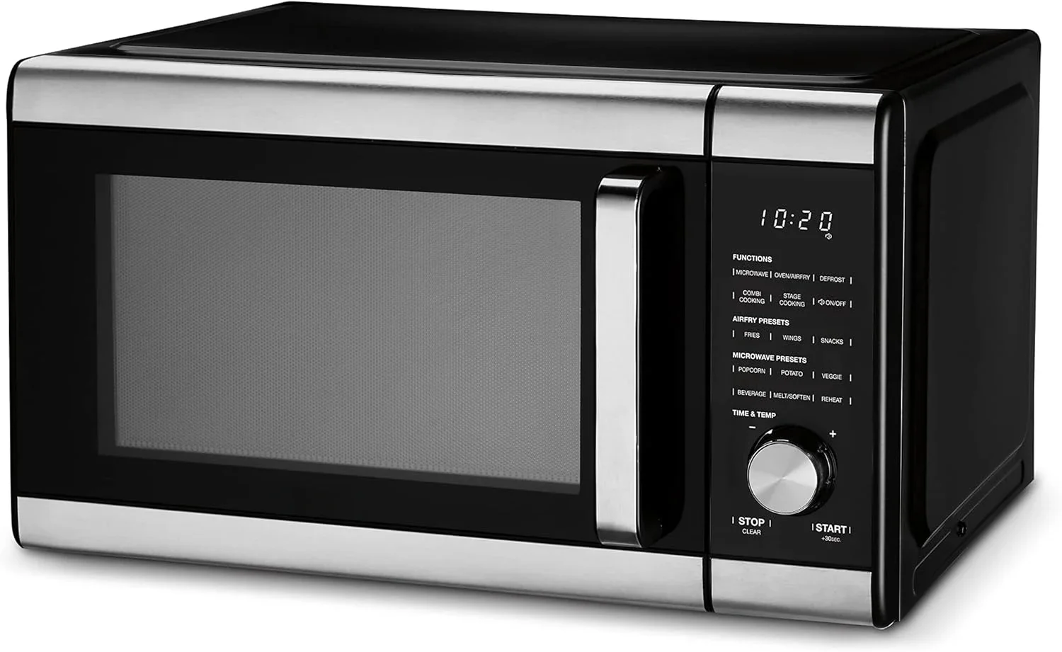 

1500 watts, 3-in-1 Microwave AirFryer Oven, Black 17.9"D x 20.6"W x 11.8"H