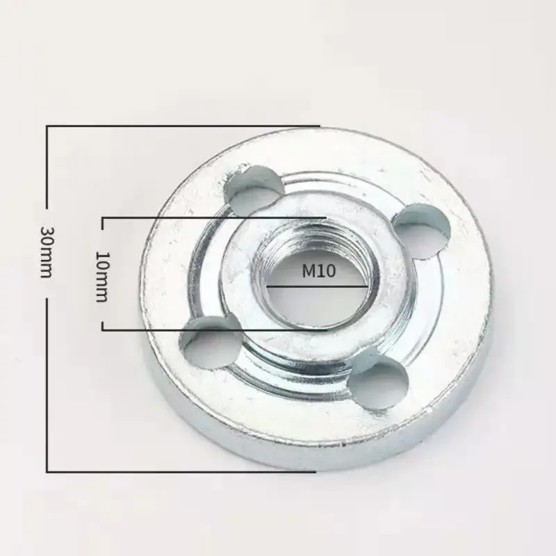 Angle Grinder Extension Connecting Rod Nuts, Thread Adapter, Shaft with Nuts, Rotary Grinding Polisher, M10, M14