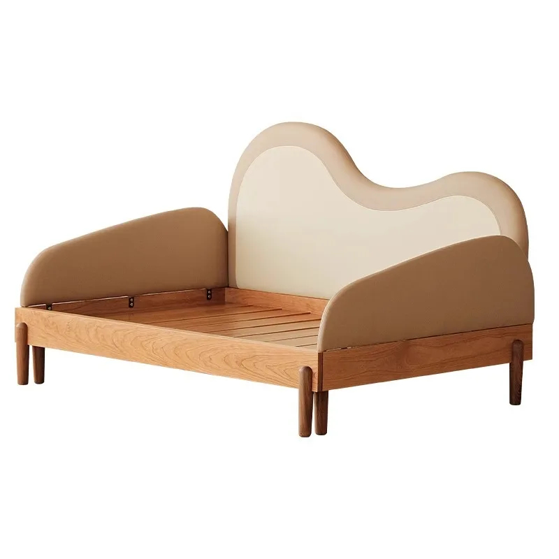 

Solid wood crib telescopic splicing bed pull-out bed children's furniture boys and girls