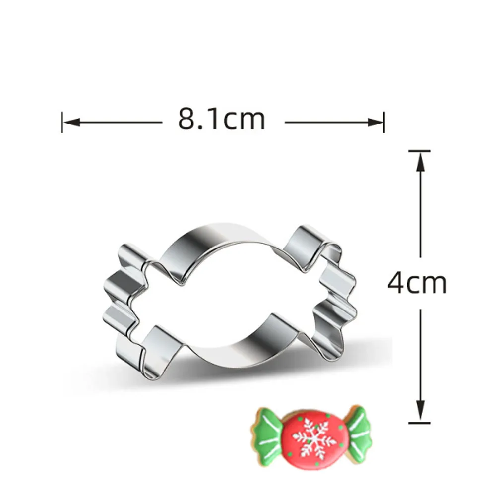 

1pcs patisserie reposteria Candy Sandwich Cookie Cutter Fondant Cake Decor Tool Stainless Steel Biscuit Mould Paste Mold Pastry