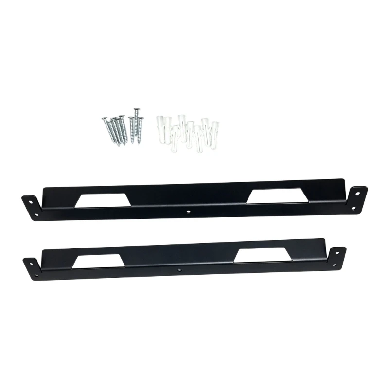 Multi Purpose Mounting Brackets 2 Piece Strengthened Carbon Steel Frame For Wall Or Vehicle Connection
