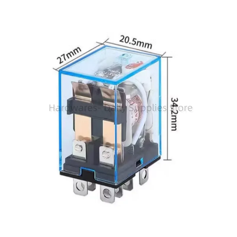 1pcs General Purpose LY2NJ HH62P Electronic Micro Electromagnetic Relay LED Lamp 10A 8 Pins Coil DPDT DC12V 24V AC110V 220V