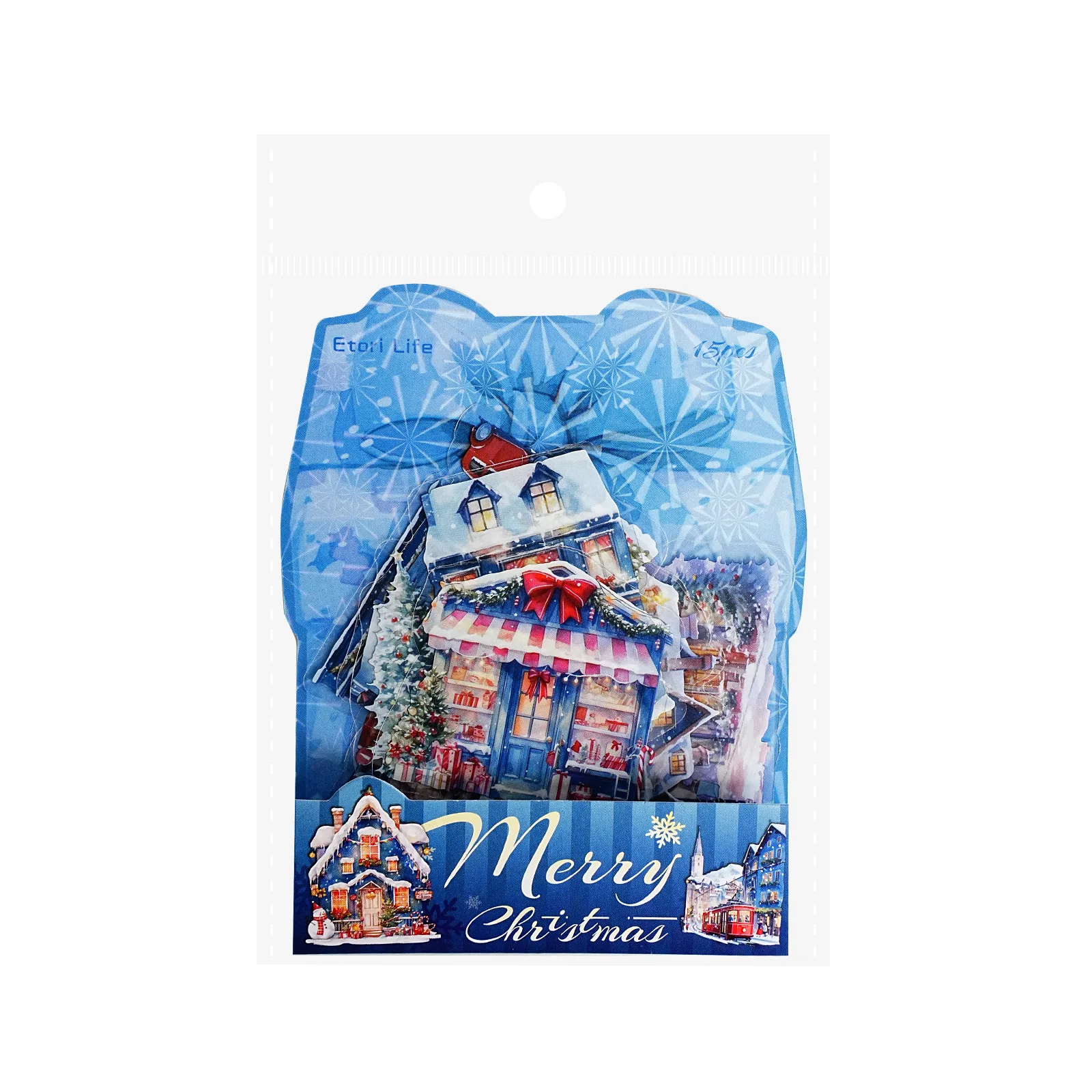 15 قطعة/الوحدة Kawaii القرطاسية ملصقات عيد الميلاد مفاجأة ليلة DIY بها بنفسك الحرفية سكرابوكينغ ألبوم غير المرغوب فيه مجلة سعيد مخطط ملصقات