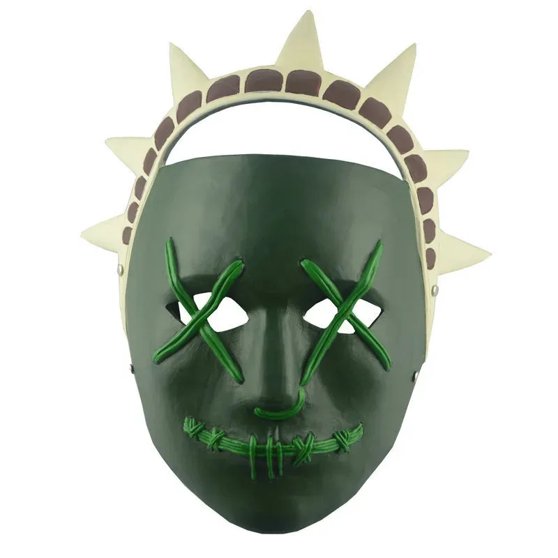 Máscara de la libertad del año de elección de purga, baile de Halloween, accesorios de vestir de fiesta, hjk.5 de resina de boutique