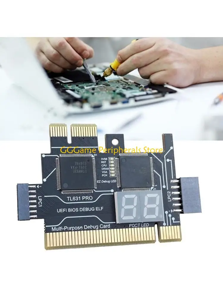 

U55B TL631 Анализаторы материнских плат Диагностическая карта PCI Mini PCIE LPC Тестер материнских плат Отладочные карты для