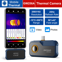 GW256A 256*192 Android Type-C Thermal Imager 25Hz Mobile Thermal Imaging Camera for Phone, Panel PCB Circuit Repair Tool