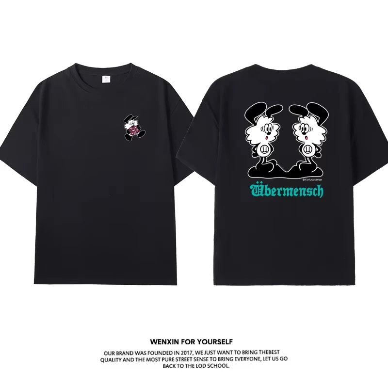 

The New Cartoon Cotton Short-sleeved T-shirt of The Same Style As G-Dragon GD's 2025 Concert in Osaka Japan As A Supporting Top