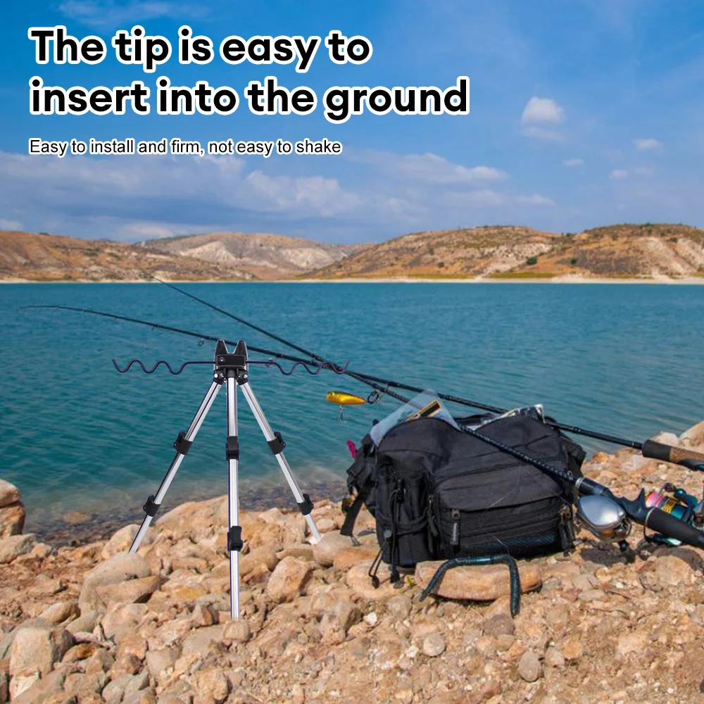 Imagem -04 - Universal Sea Fishing Rod Suporte Suporte Suporte Multifuncional Mar Pesca Tripé Fishing Pole Holder para Fishing Pole Telescope