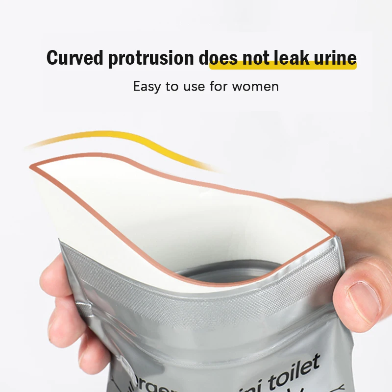 700 Ml Outdoor Emergency Portable Car  Bag Vomit Bags Mini Toilet Mobile Toilets Convenient Using Outdoors Jam Emergency