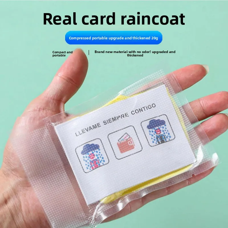 

Одноразовое пончо от дождя для взрослых и детей - герметичное водонепроницаемое пончо, компактный комплект для экстренной помощи на дождливый день для кемпинга, походов