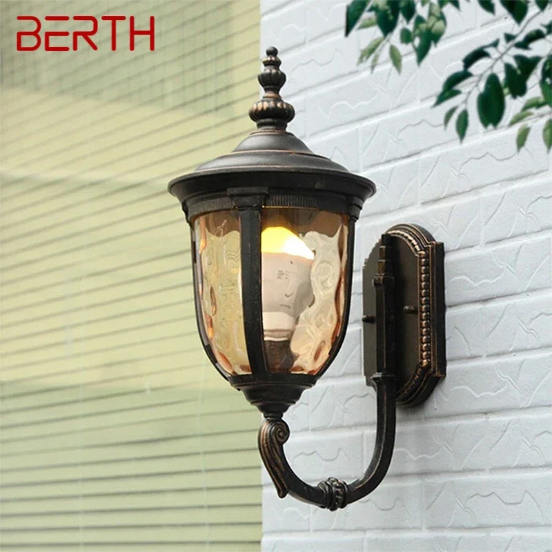 BERTH Contemporary LED Outdoor Wall Lamps Electric Simplicity Waterproof Balcony Hallway Courtyard Villa Gate Hotel