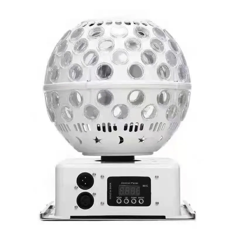 

LED Double-Layer Lantern Light 40W Crystal Magic Ball Light with Laser Red Green Blue White Bar Stage Light Effect Light