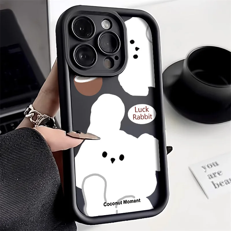 

Lucky Rubbit Soft Case For Samsung A54 5G A55 A53 A52 A51 A50 A35 A34 A33 A32 A13 A14 A05 A03 A24 A23 S23 Ultra S21 S20 FE Cover