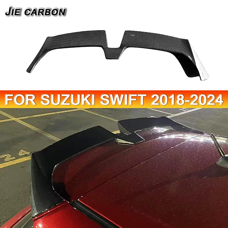 Suzuki Swift ZC33S jaoks Carbon Fibre Spoiler Tail Diffuser Auto Body Kit Upgrade High Quality 2018+