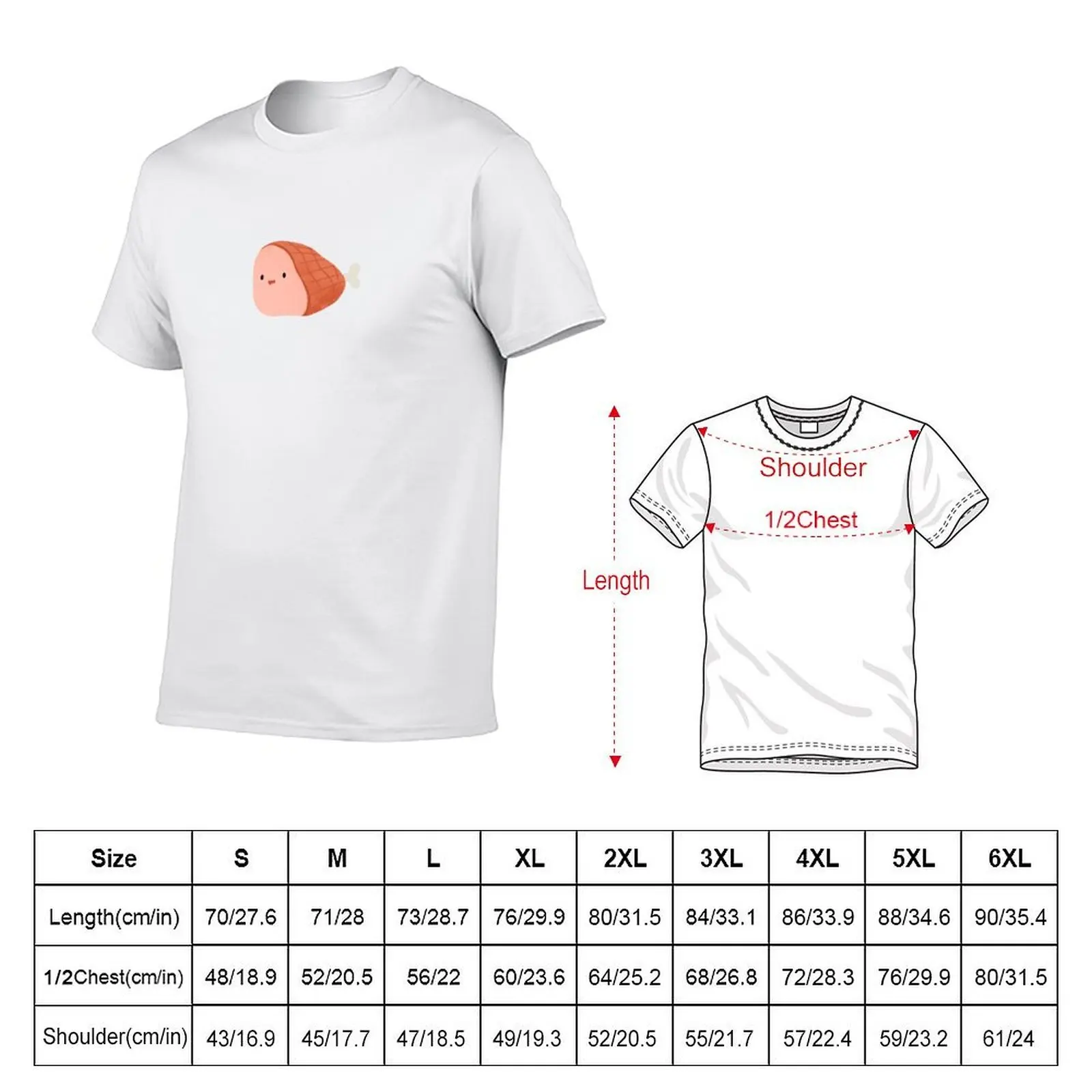 Cute Honey Baked Ham T-Shirt hippie clothes luxury designer heavyweight t shirts for men