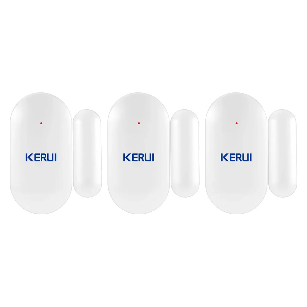 KERUI MC11 433MHz Wireless Window Magnet Sensor Detector Door Sensor For W202 W181 Home Security Alarm System Burglar Anti-theft