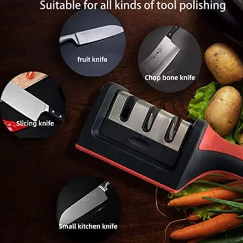 Quick Edge Restorer, Fixes Dull Knives in 20 Seconds. Guided Angle, 21.5x14cm, Non-Slip