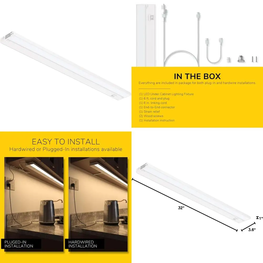 3-Color Led Under C…