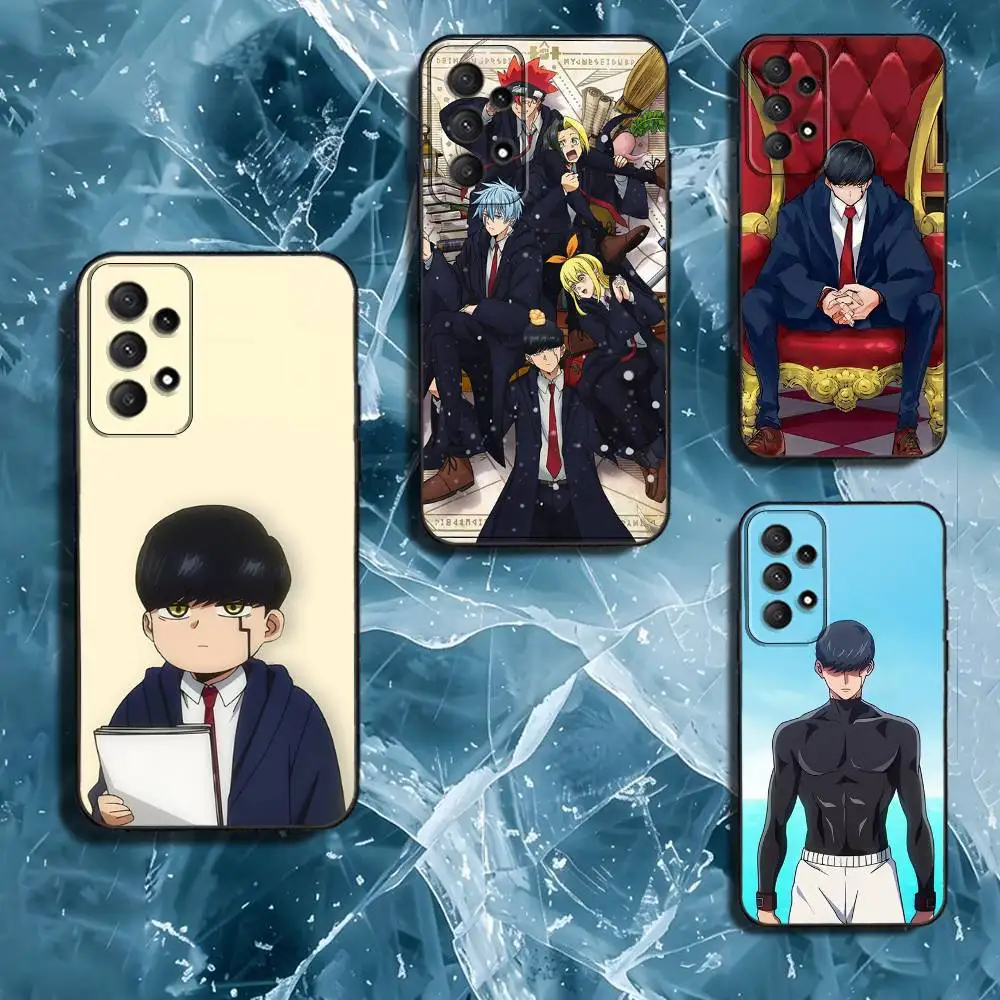 

Mashle Magic and Muscles Phone Case For Samsung Galaxy A13,A21s,A22,A31,A32,A52,A53,A71,A80,Soft Black Shell