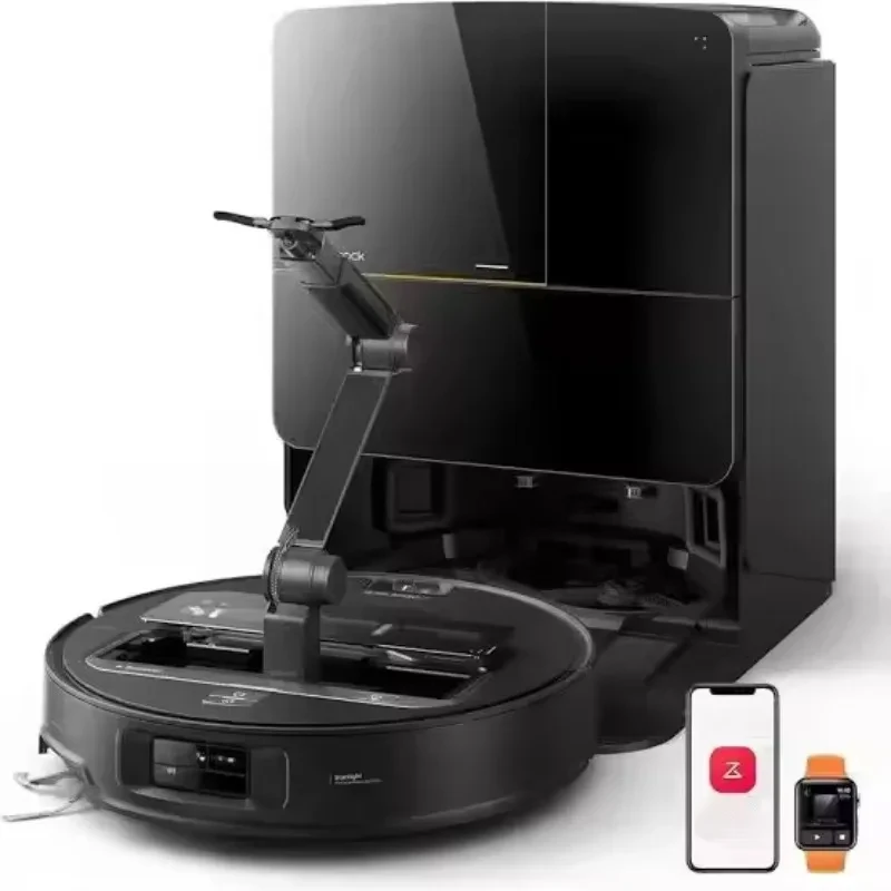 G30 Space Z70 Silver Robot Vacuum Mop 22000Pa Suction 3.14 Slim Body Boosting Chassis Obstacle Garage