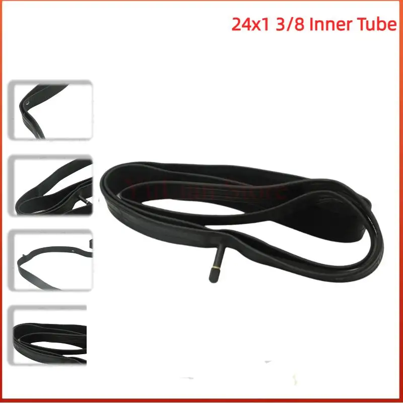 24X1 3/8 inner tube straight mouth for bicycle, mountain bike tire inner tube