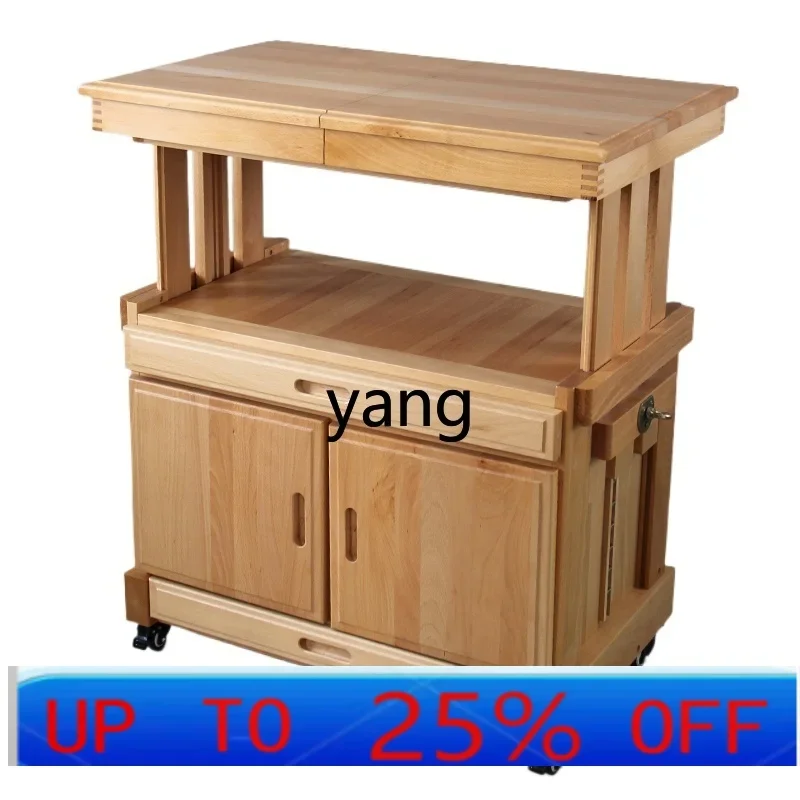 

LTT professional red oil all solid wood multi-functional oil painting cabinet car