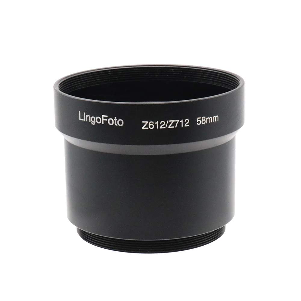 محول أنبوب ل كوداك Z612 Z712 Z812 Z1012 Z8612 الرقمية 58 مللي متر