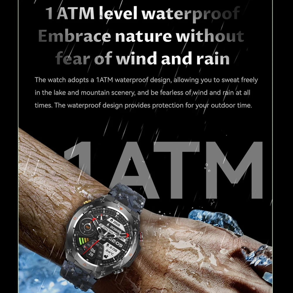 ل Xiaomi جديد GPS ساعة ذكية الرجال 412*412 HD 650 mAh بطارية الرياضة في الهواء الطلق ساعة الاتصال الصوتي 3TM مقاوم للماء Smartwatch 2025