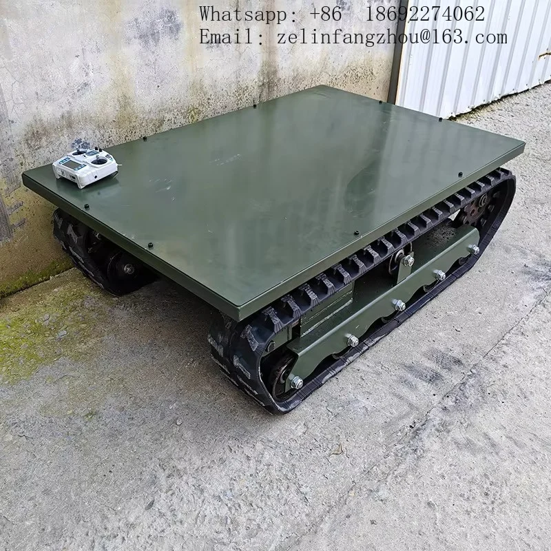 Adjustable Engineering Crawler Chassis for Drilling Rig Motorized Track Undercarriage Rubber Pads Heavy Duty Industrial