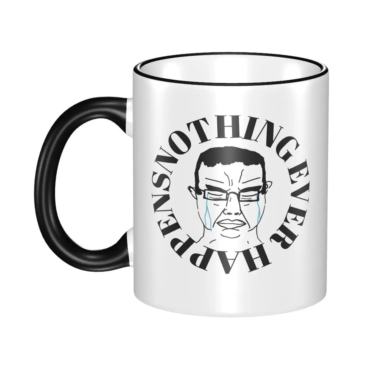 2025 Nothing Ever Happens Merch Mug Cute Chudjak Meme Tea Cup