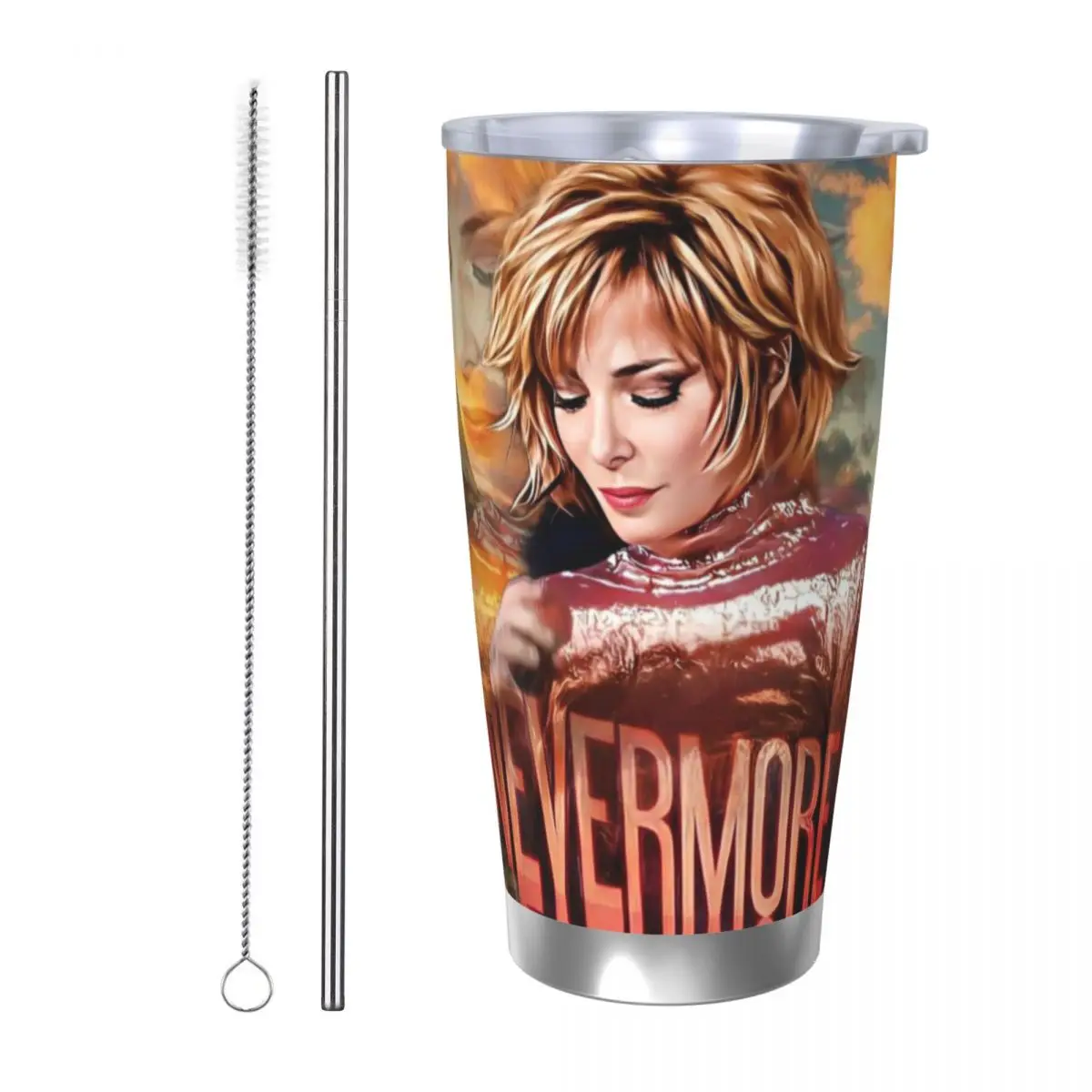 Vacuum Insulated Flask - Mylene Farmer Nevermore 20oz Edelstahl Isolierter