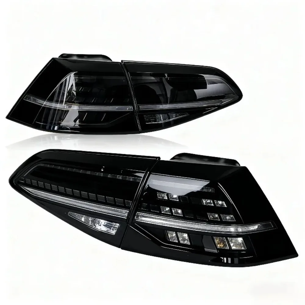 Para Volkswagen Golf 7 7,5 MK7 2013-2020 conjunto  luces traseras LED conjunto completo  accesorios  lámpara  señal  g view 5
