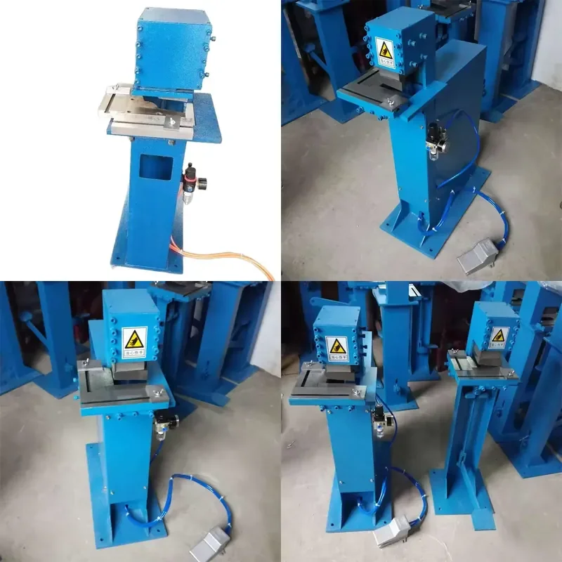 for Air Duct Sheet Metal Making Machine Foot Operated Pneumatic Notching Machine for Duct Manufacturing Notching Machine