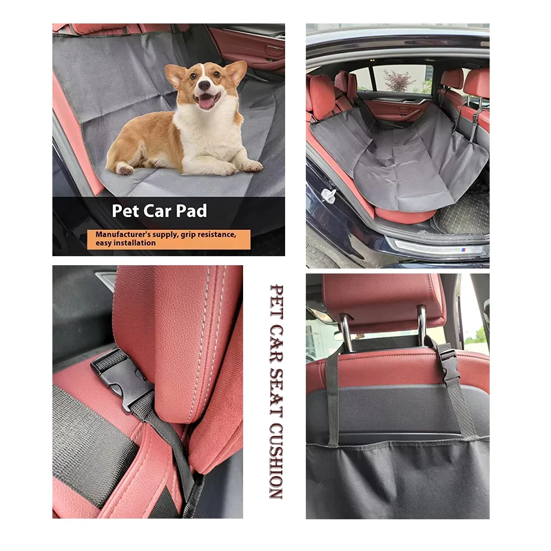 Waterproof Anti Dirty Dog Car Seat Cover Scratch Resistant Pet Front Rear Seat Protector Durable Dog Travel Car Mat PetAccessory